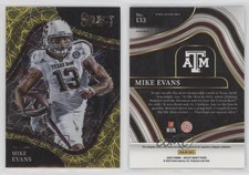 2022 Panini Select Draft Picks Field Level Gold Lazer Prizm Mike Evans #133