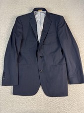 Brooks Brothers Blazer Mens 40 Regular Navy Pinstripe Explorer Regent Fit Jacket