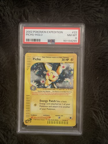 Pichu graded PSA 8 for sale on eBay