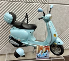 Vintage 2002 Barbie Vespa By Mattel - 88917 - Blue Scooter with Helmet & Mirrors