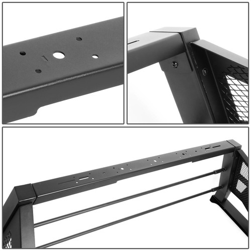 FOR 04-14 CHEVY COLORADO STYLESIDE TRUCK BED ALUMINUM MESH CHASE RACK ROLL BAR - Picture 4 of 8