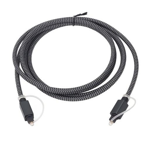 Square Port Audible Cord Digital Optical Audible Cable Aluminum Casing 1.8m For - Afbeelding 12 van 22