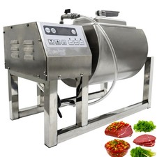 15LVacuum Pump Meat Seafood Tumbler Marinator Mixer Curing Roll KneadingMachine