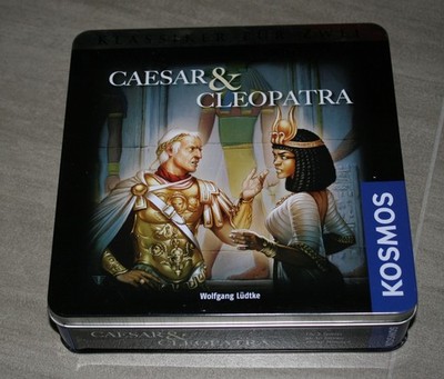 KOSMOS - Caesar & Cleopatra - Metallbox - Klassiker für Zwei - vollständig - TOP