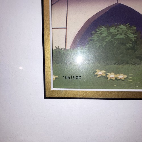 WALT DISNEY ART CLASSICS “A WORLD OF JOY” IT’S A SMALL WORLD SERIGRAPH CELL 500 - Picture 2 of 9