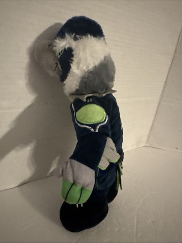 Seattle Seahawks plush 12" stuffed mascot “Blitz” - Picture 3 of 4