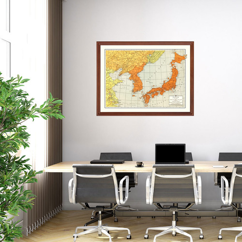 Old Map of Japan 1943 - Vintage Japan Art Wall Decor - Picture 5 of 29