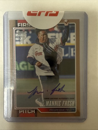 2026 Topps Series 1 Mannie Fresh First Pitch Autographs (RAW)