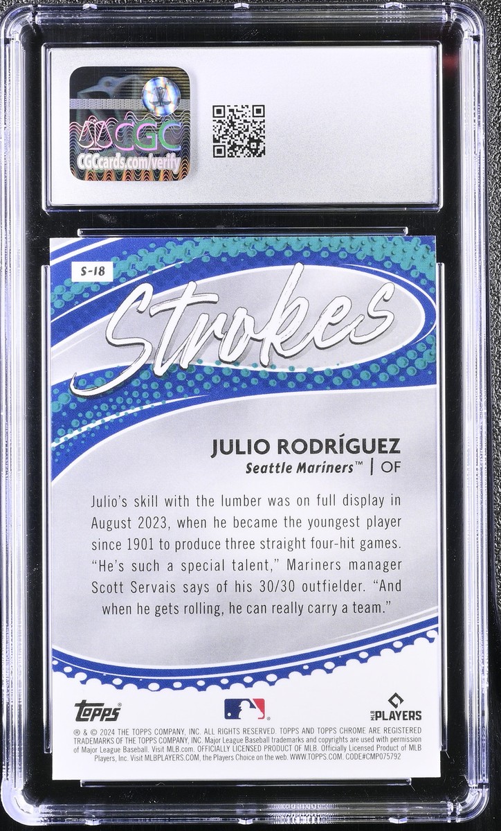2024 Topps Chrome - Strokes Julio Rodriguez #S-18 for sale