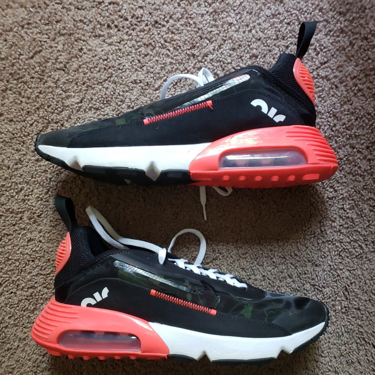 Nike Air Max 2090 'Infrared Duck Camo' Black for Sale