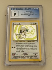 Pokémon TCG Smeargle Neo Discovery 11 Holo Unlimited Rare Card CGC 9