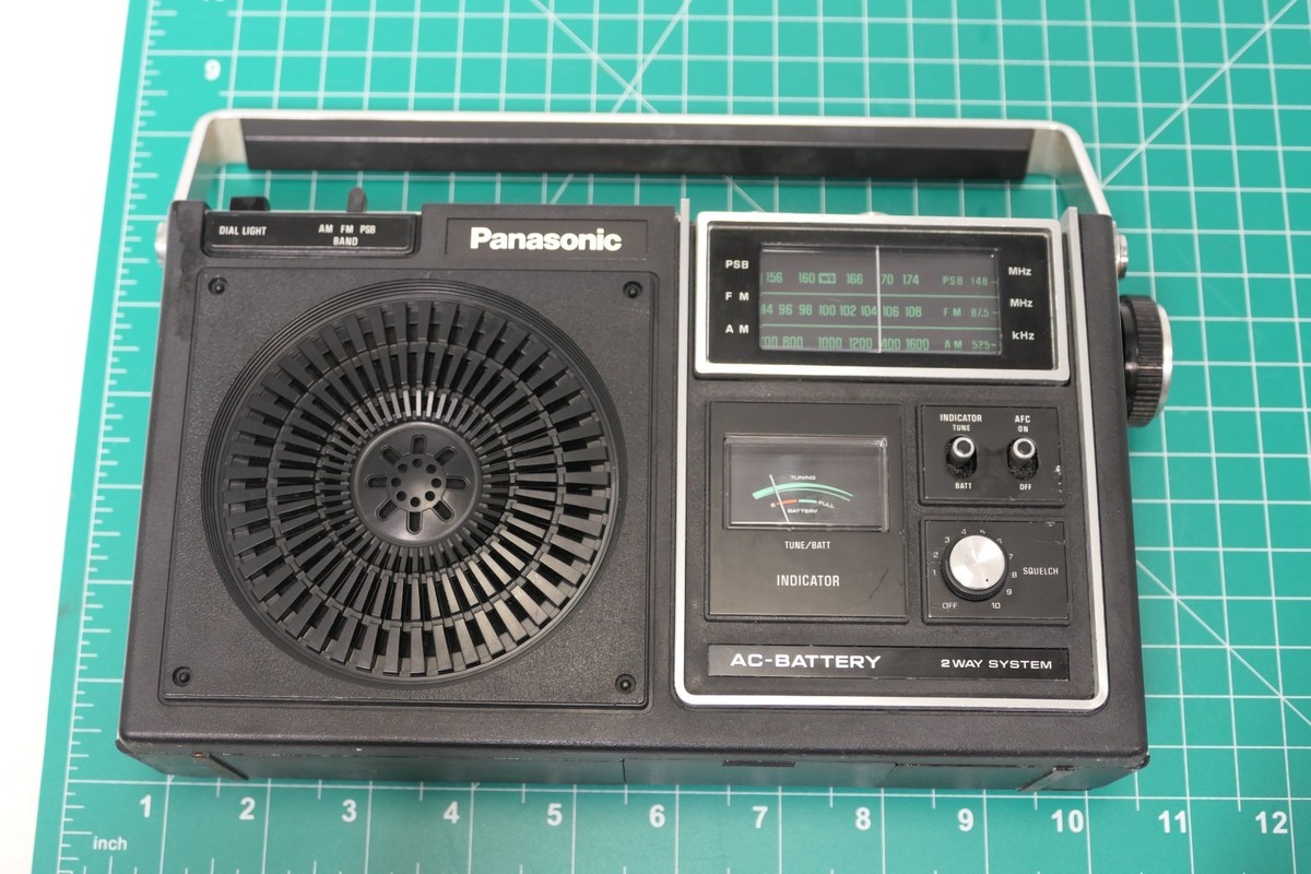 Panasonic RF-1080 AM/FM/PSB 3-Band Portable Radio Japan | eBay