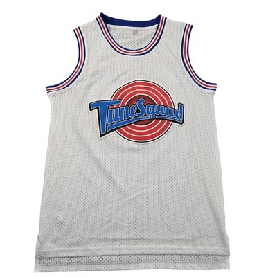 Tune Squad Jersey Mens Small White Lola 10 Space Jam Basketball Mesh Shirt