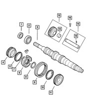 Genuine Mopar Synchronizer Hub 68111577AA