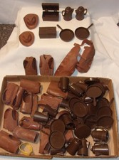 MARX TOYS JOHNNY WEST WESTERN PLAY SET ACCESSORIES - VESTS, POT & PANS