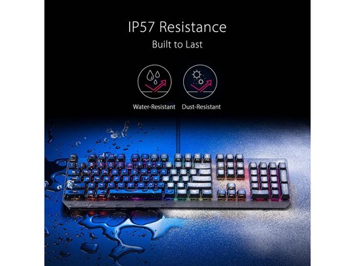 ASUS XA05 ROG Strix Scope RX/RD/US Mechanical Gaming Keyboard with ROG RX Red Op - Picture 6 of 12