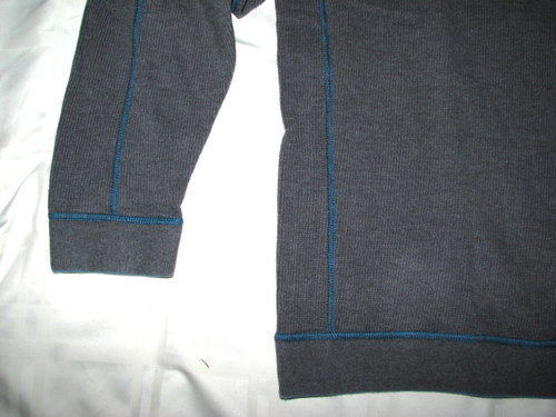 Men's (XL) TOMMY BAHAMA Reversible Gray/ Blue Sweatshirt - Picture 3 of 8