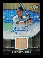 2011 Topps Triple Threads #TTUAR-61 Garrett Jones /75 Auto Unity Relic Sepia