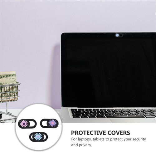 3 Pcs Flat-panel Camera Protective Cover Webcam Privacy Laptop Covers - Photo 4/12