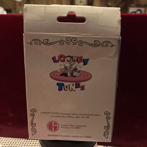 Looney Tunes Pepe Le Pew Collectible Miniature Clock (1996) 2 ", 90's Cartoon - Picture 7 of 11