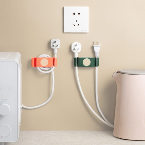 Set of 3 Hook Storage Bracket Appliance Cord Wrap Wire Organizer - Afbeelding 7 van 12