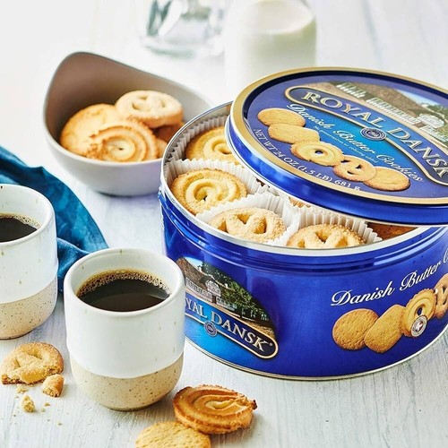 Royal Dansk Dänische Butterkekse Keksdose 340g Original 100% reine Butter Neu - Bild 2 von 3
