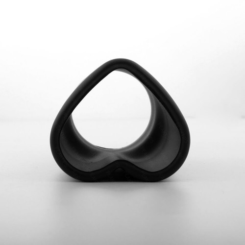 Stainless Steel Heart Shaped Out Exhaust Tip 2.25" Inlet 3"x2.5" Out Black Paint - Picture 5 of 6