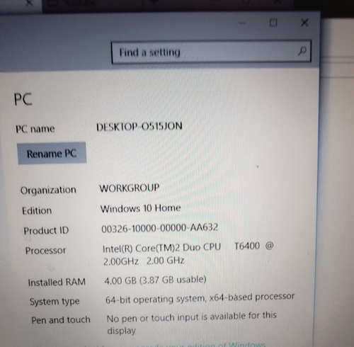 Portátil Gateway Negro Color Granate 15" Monitor Windows 10- Modelo # MD7881u Laptop - Imagen 21 de 23