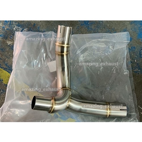 Tubo de sistema de escape Slip On para Ducati Monster 937 950 2021-2025 tubo de enlace medio - Imagen 9 de 9