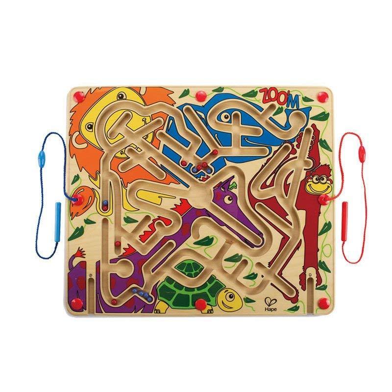 Hape galardonado Zoo am Kid's Magnético Rompecabezas de madera del grano Laberinto Hape galardonado Zoo am Kid's Magnético Rompecabezas de madera del grano Laberinto