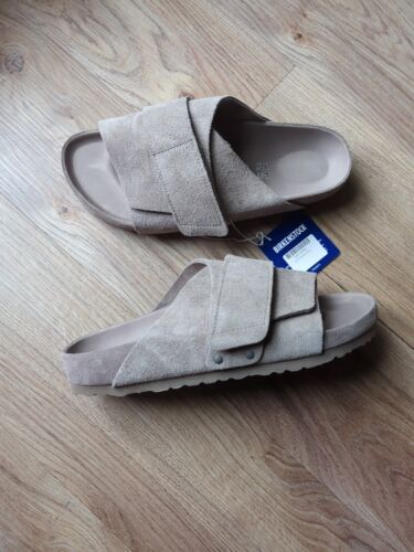 Birkenstock Kyoto All Suede Exquisite Sandals EU 40 Women 9-9.5 Taupe Grey - Picture 2 of 18