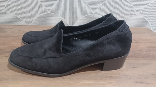 Cole Haan Black Suede Classic Pump Shoes Women's Size 9.5 - Picture 2 of 6