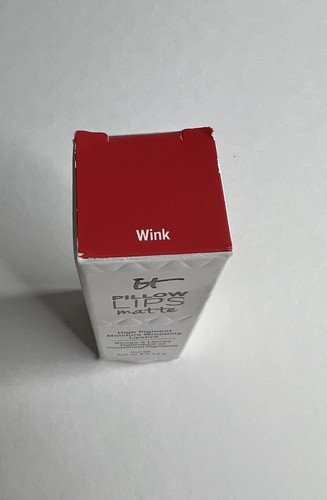IT COSMETICS Pillow Lips Matte High Pigment Moisture Wrapping Lipstick WINK - Picture 4 of 4