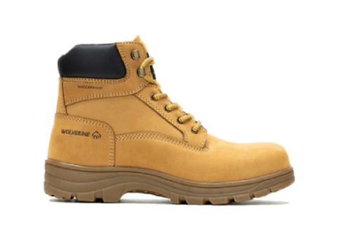 Wolverine W231125-M - Herren Carlsbad 6" ST WP (Medium) Weizenleder Arbeitsstiefel - Bild 2 von 5