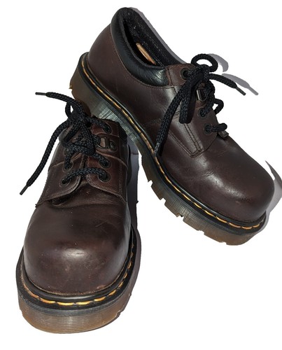 Dr Martens Lowell Suede Moc Toe Shoes Olive Dark Brown Mens