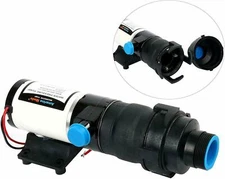 12V Self-Priming Macerator Pump 12 GMP Quick Release RV Waste Sewage Pump