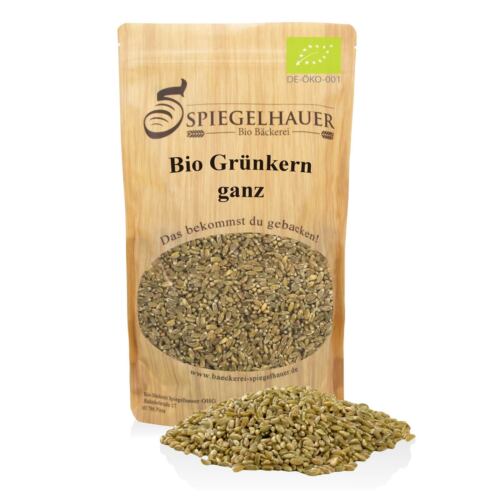 Bio Grünkern ganz 1 kg Grünkorn Dinkel ideal für Grünkernbratlinge - Bild 2 von 3