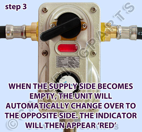 CARAVAN / CAMPERVAN TWO BOTTLE CHANGE OVER KIT LP LPG PROPANE FOR 2 GAS CYLINDER - Picture 5 of 11