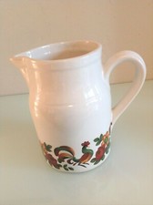Pichet en ceramique blanche par Grespots Digoin vintage années 70