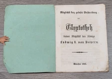 Majesty The King Munich 1865 Description Ludwig I Of Bavaria German