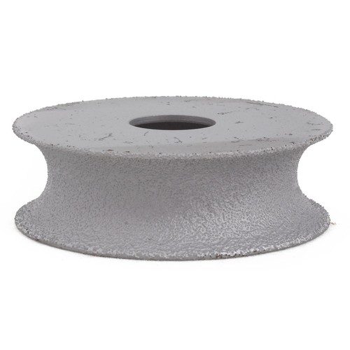 3" inch Diamond Grinding Wheel BRAZED 60 Grit Width 20mm Concave Arc Stone Tools - Picture 1 of 5