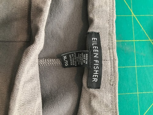 Eileen Fisher XL Gray Pants 70% Viscose/24% Nylon/6% Lycra - Picture 2 of 4