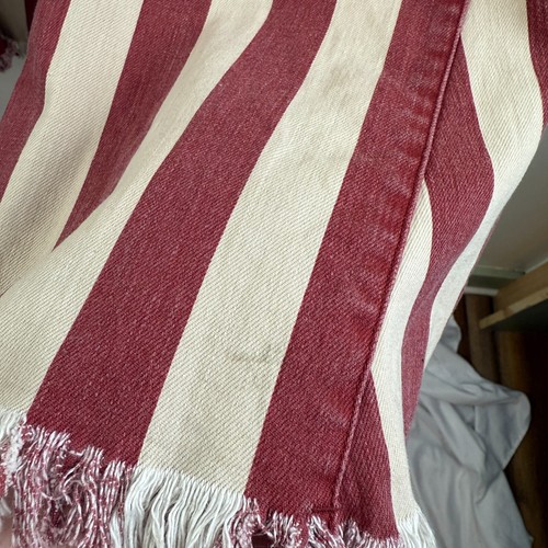 Show Me Your Mumu Berkeley Bell Bottom Concert Festival Flare Boho Jean Stripe - Foto 8 di 13