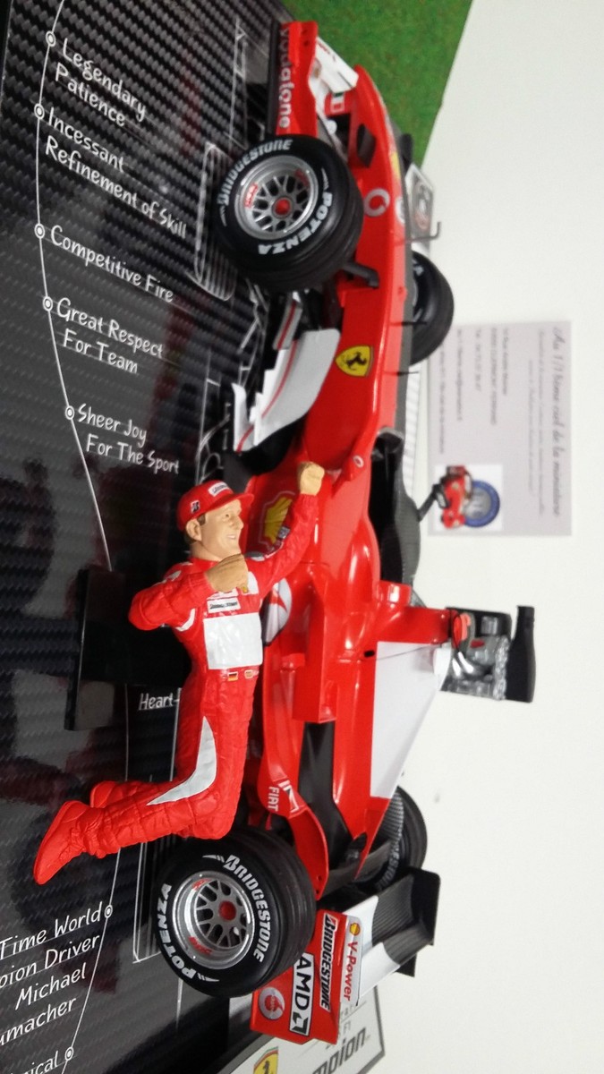 F1 FERRARI 2006 ANATOMY CHAMPION SCHUMACHER 1/18 HOT WHEELS F1 FERRARI 2006 ANATOMY CHAMPION SCHUMACHER 1/18 HOT WHEELS