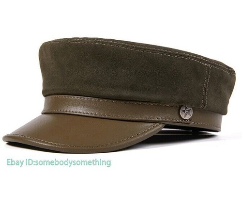 Cappello berretto militare primaverile uomo donna pelle di pecora marinaio bretone violinista marinaio - Foto 12 di 28