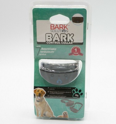 Bark Solution Bark Control Collar For Dogs Adjustable New