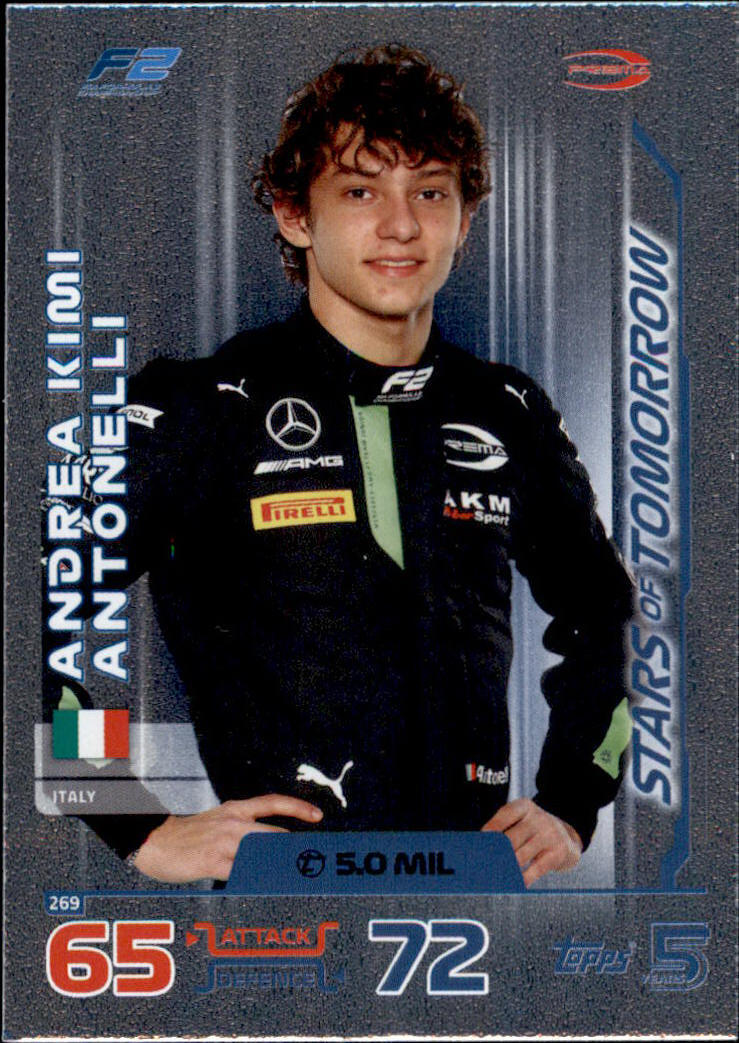 Topps Turbo Attax 2024 Trading Card 269 Andrea Kimi Antonelli