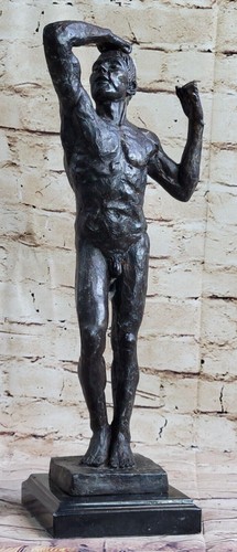 LARGE RODIN LOVELY QUALITY PURE BRONZE SCULPTURE STRONG MAN ABSTRACT MODERN SALE - 第 3/10 張圖片