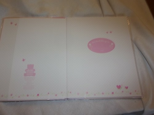 carters baby RECORD BABY BOOK MEMORY thank heaven little girls 2007 pink flowers - Picture 3 of 7