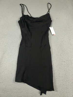 Honor The Gift Dress Womens Size Medium Black Silk Slip Dress Ladies * |  eBay